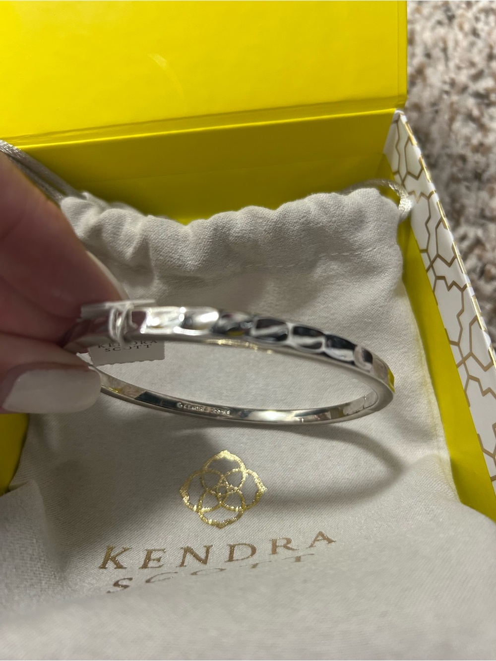 Kendra Scott Silver Zorte Bangle Bracelet